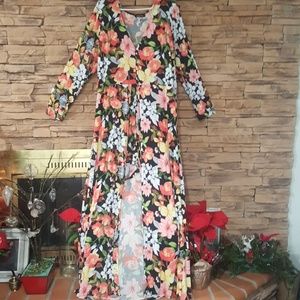 Plus Size Sexy Diva Maxi Dress